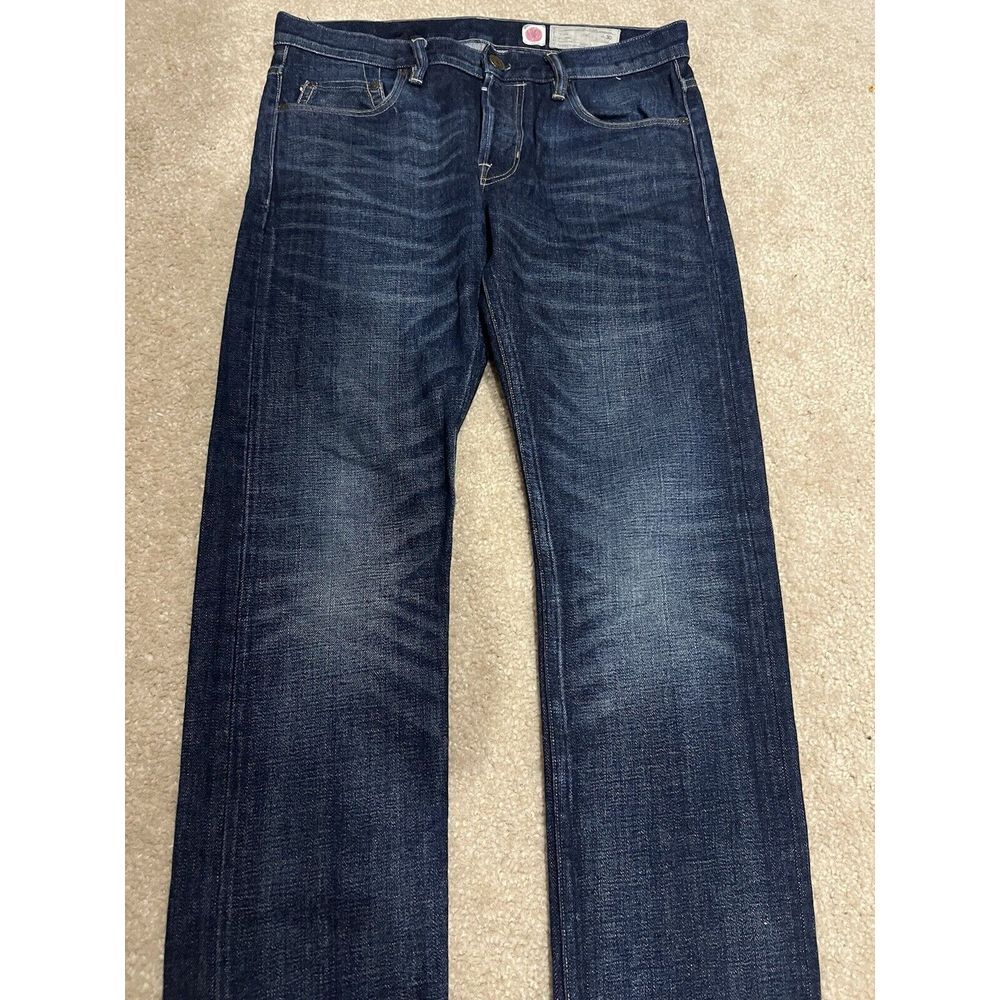 All Saints Dark Blue Straight Men Jeans